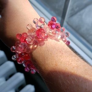 Mickey mouse head shaped plastic bracelet